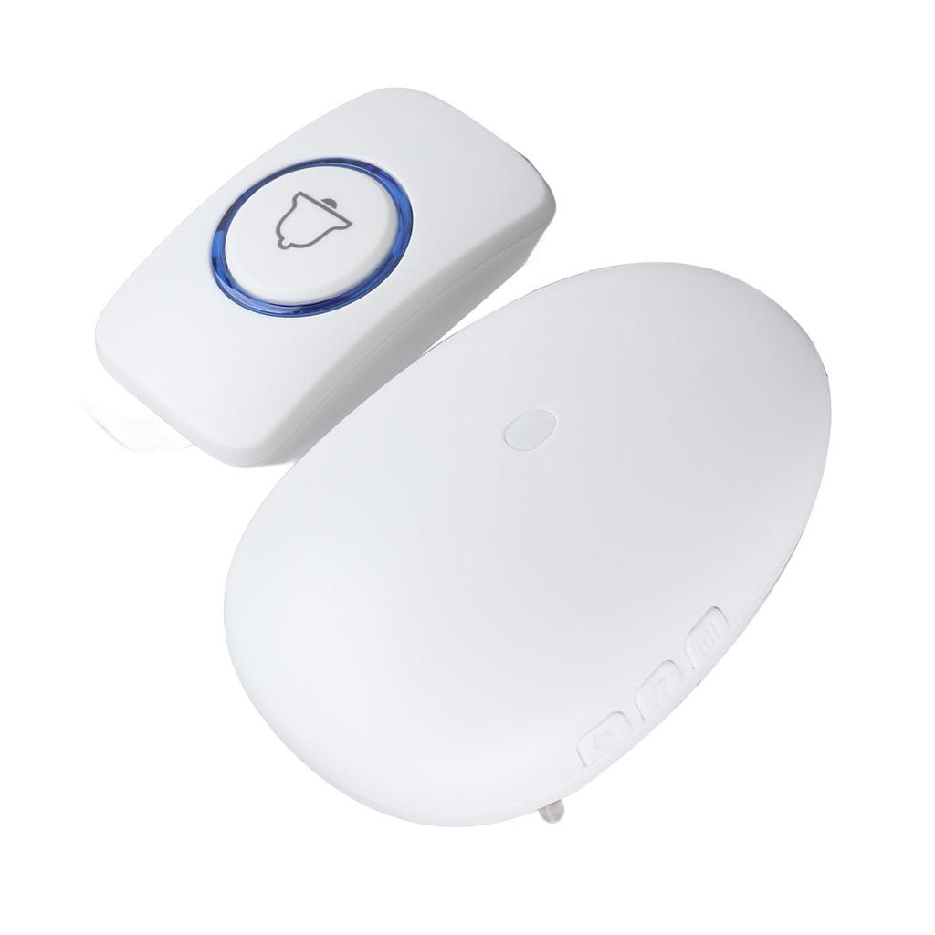 Wireless Doorbell Four Color Lights 0.5W 57 Ringtones Plug Type Cordless Door Bell