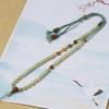 Elegant Hetian Jade Clavicle Pendant Necklace