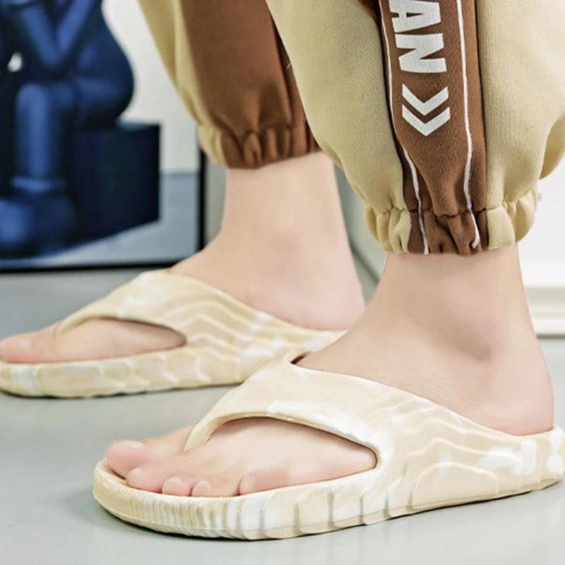 Fashion Sandals Man Shiatsu Outdoor Beach Flip Flops Shoes Rubber Cheap Liquidation Mascullino Designer Luxury Eva Pvc Slippers for Men