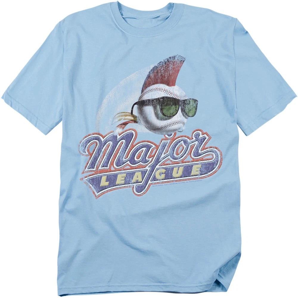 Major League - Distressed Logo -  Unisex Short Sleeve Children s T-shirt - Blue 100