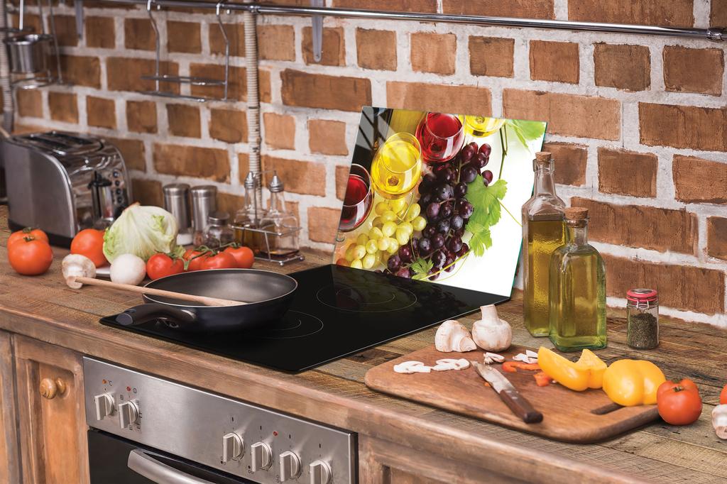 PLANCHE À DÉCOUPER EN VERRE 30x22 VIN
