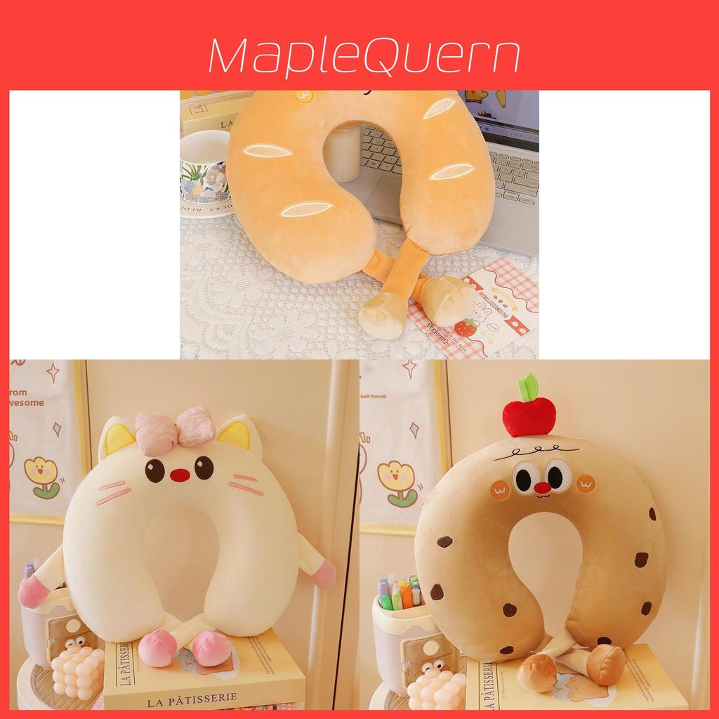 Cartoon Memory Foam Ushaped Neck Pillow For Office Rest And Travel Comfort