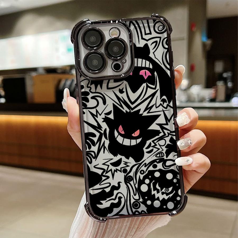

Case for Apple iPhone 17 Pro Max 14 12 16 Plus 15 11 Air XS XR 13 Soft Phone Cover Funny Pokemon Gengar iPhone 12 Pro Max