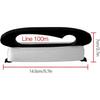 Rope Reel With Kite Cord, Cable Winch Rope Pulley, Kite Cord, Flying Kite Polyline With Twisted Board, Outdoor Sports Tool (5pcs, Black)