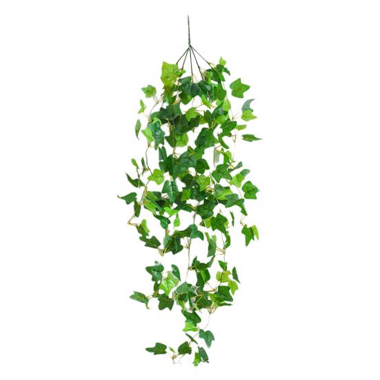 Hanging Artificial Green Plants UV Resistant Realistic Fake Leaf Vine Ivy Wedding Party Indoor Outdoor Garden Wall Hanging Faux Greenery Decoration