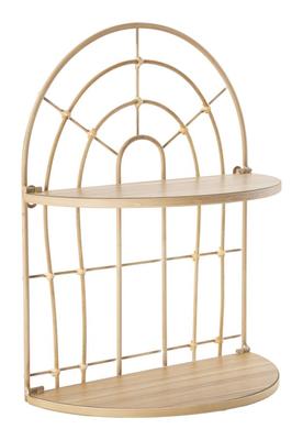 Double Shelf Arch 34.5x18x45.5 Cm