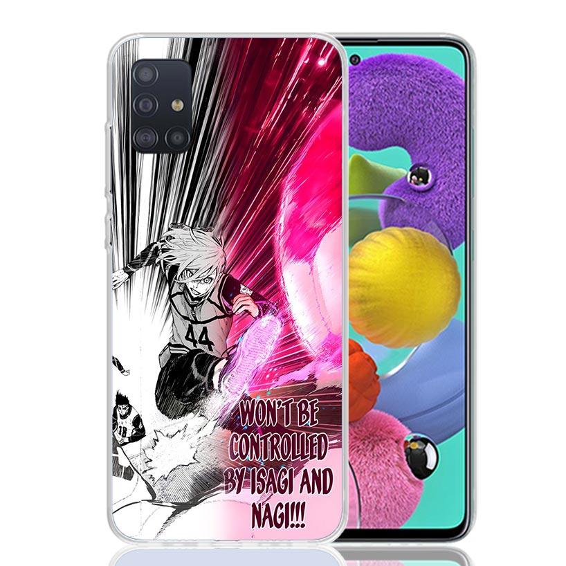 Blue Lock Football Anime Phone Case For Samsung Galaxy A52 A32 A22 A12 A02S A50S A30S A51 A31 AA71 Note 20 Ultra 10 S10 Plus Gal