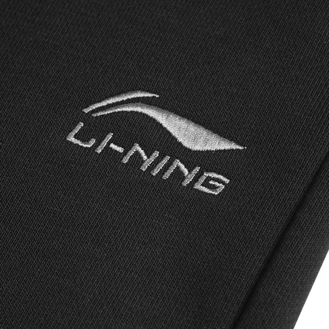 Li-Ning Cotton Comfortable Breathable Moisture-Wicking Elastic Knitted Training Pants Men bottoms ASKLV89-11