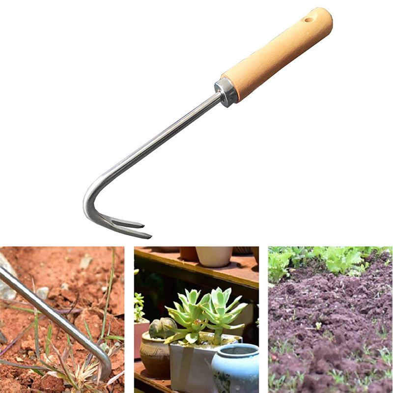 1Pc Garden Weeder Tools Grass Puller Garden Weeding Hook Weed Grass Root Remover for Backyard Farm Planting Weeder Hand Tools