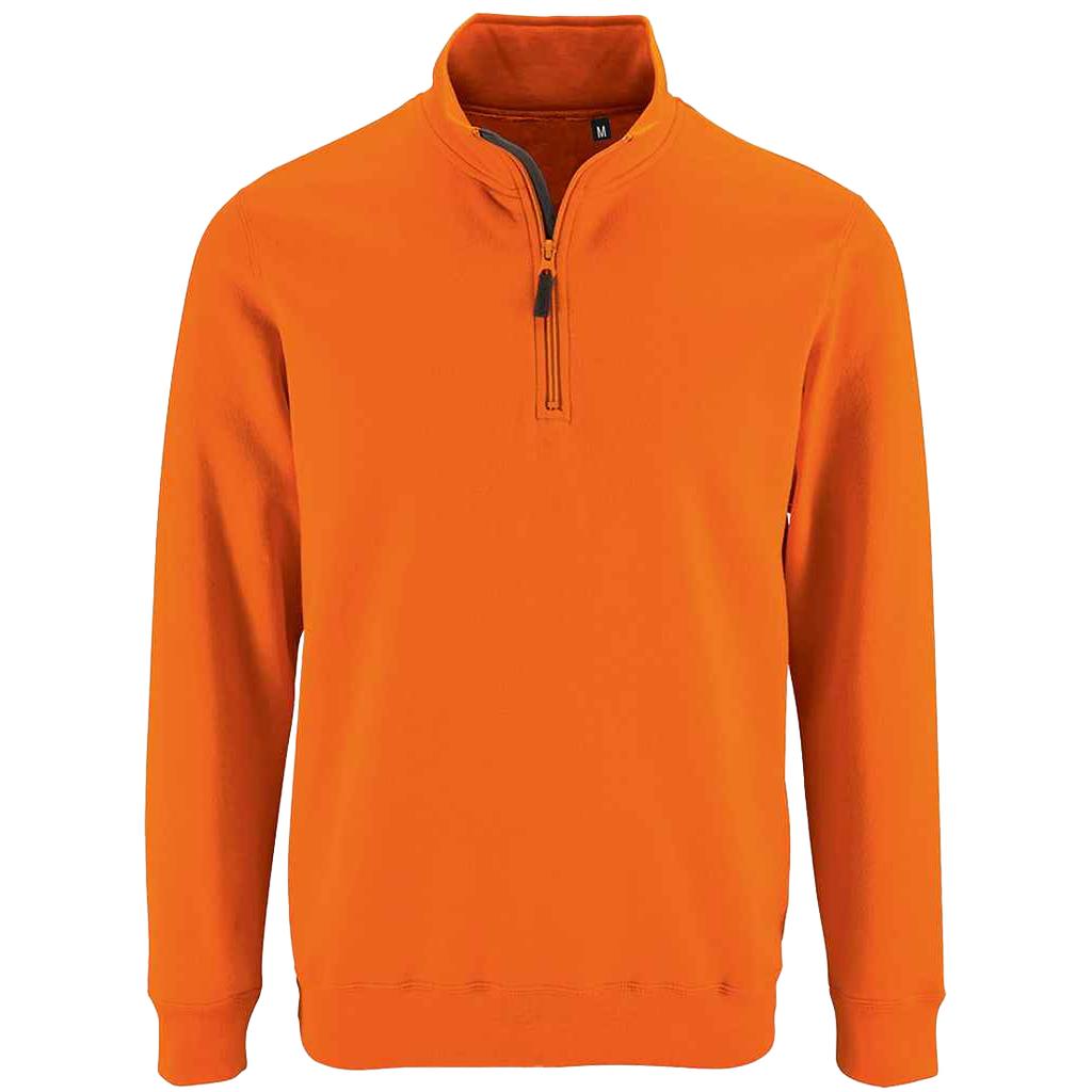 Mens Stan Zip Standing Collar Jumper