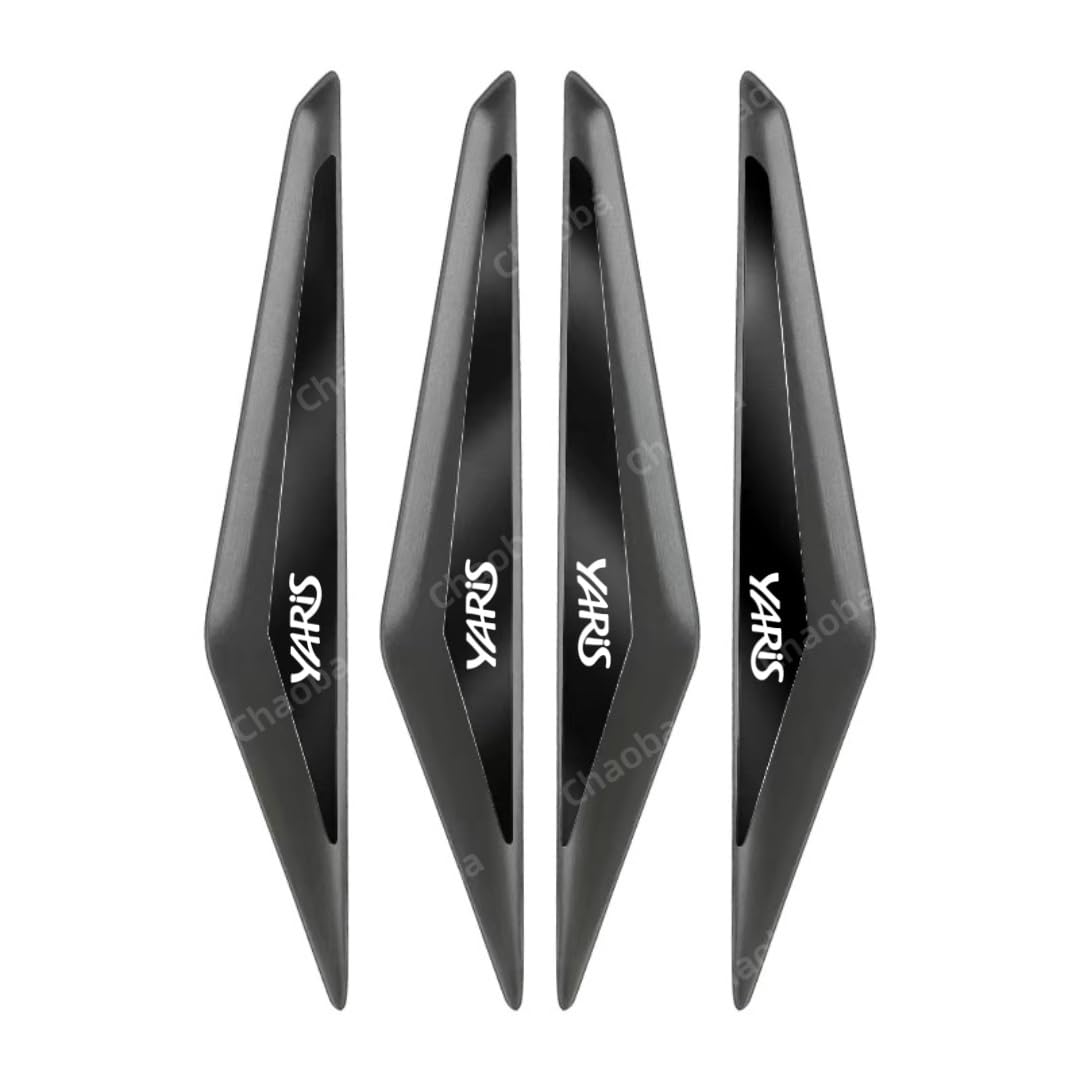 

Yaris YARIS Car Door Guard, Set of 4, Rearview Mirror Guard, Side Door Bumper, Yaris YARIS чорний