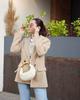 JW PEI Orla Weave Damen-Handtasche - Weiß