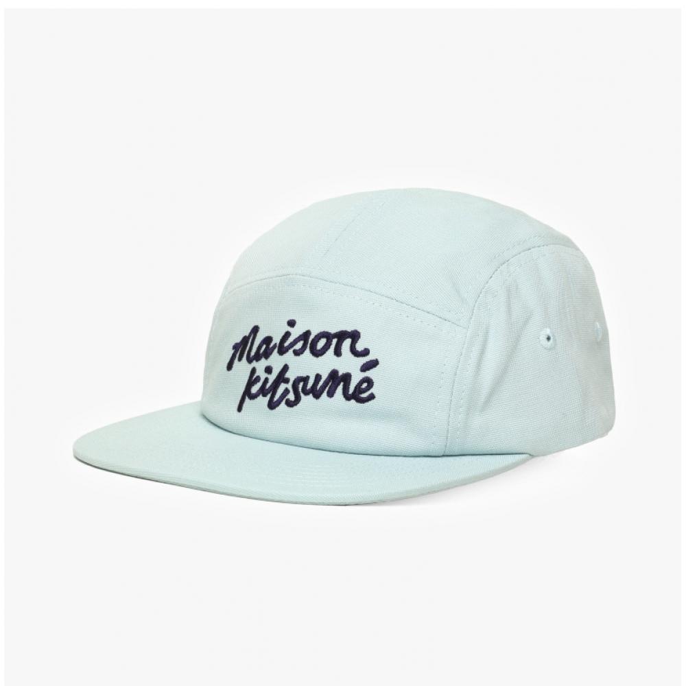 Maison Kitsune Lm06108ww0095 P423 Handwriting Logo Ball Cap