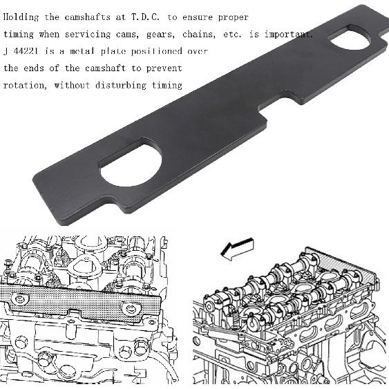 Camshaft Holding Tool Cam Holder Retaining Tool Replace for J-44221 GM In-line 6 Cylinder