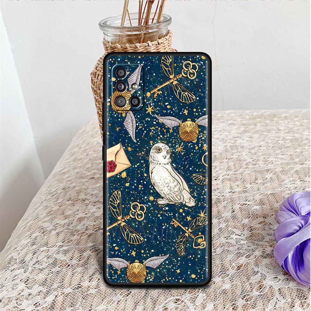 

Чохол P-Potters Design-Harries для Samsung Galaxy A52 A12 A32 A51 A21s A71 A13 A53 A22 A31 A72 A03 A02s A41 Чорний корпус телефону Samsung A53 5G
