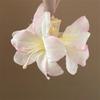 High-End Forest Style Lily Flower Hair Clip - Aesthetic Simulation Shark Grip for Women