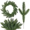 10/3PCS Christmas Decoration Artificial Pine Branches Holly Berries Red Berry Branches for Christmas Tree Wreath Gifts Decor