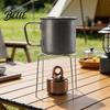 Lightweight Hiking Stove 1 Set Portable Camping with Stand Storage Bag Stainless Steel Heater Burner Mini Liquid Fuel Furnace for Outdoor