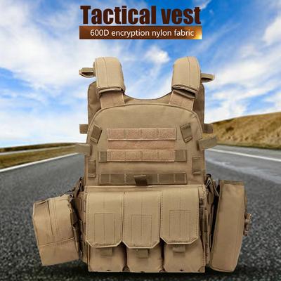Tarnplatten-Trägerweste Multifunktionale Paintball Airsoft West Verstellbar für Männer Frauen Kampfausrüstung für Outdoor Radfahren