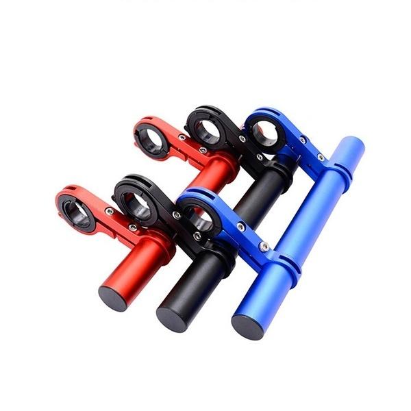 10/20/30 CENTIMETRI Staffa di Estensione Della Bici Singolo/Doppio Mountain Bike Manubrio Extender Tachimetro Torcia Della Bicicletta Supporto Della Lampada supporto