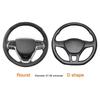 Universal Car Steering Wheel Cover Skidproof Auto Steering- Wheel Cover Anti-Slip Embossing Leather Car-styling Car Accessories
