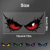 Monster Eye Irregular Sticker, Self-adhesive Vinyl Decal, DIY Ornament for Motorcycle Fuel Tank Helmet Fairing Rear Windshield