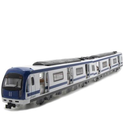 1/87 G1001 High-speed Metro Train Pull Back Connection Vehicle Model Kids Vehicle Children's Toy