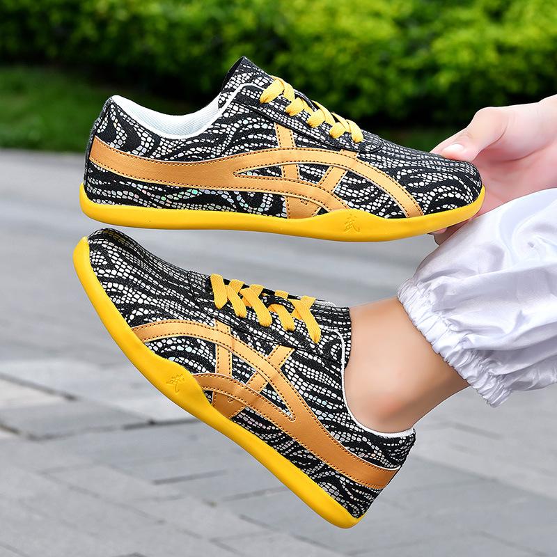 Parent-child tai chi shoes outdoor training shoes spring and autumn tai chi practice shoes martial arts morning exercise shoes beef tendon s