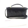 MARNI Shoulder Bag PRISMA puffer 2WAY hand black leather Women BMMP0130U1 Used