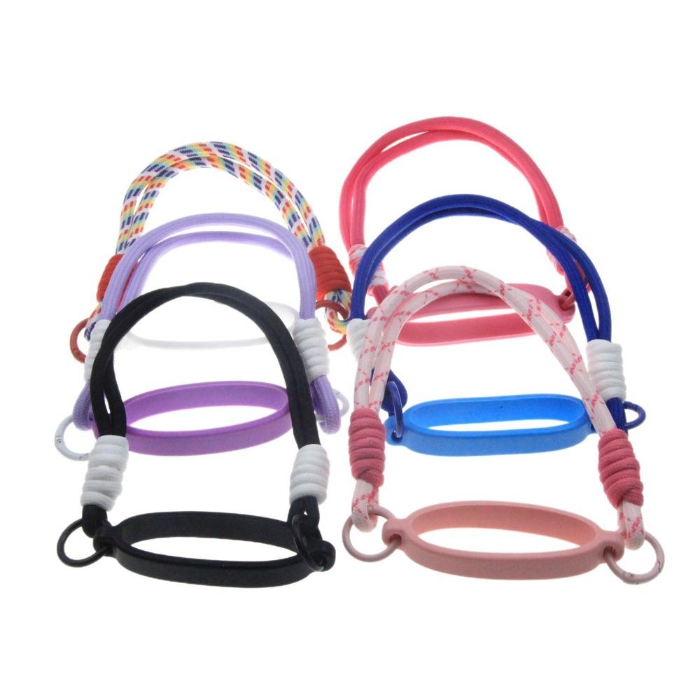 Silicone Water Bottle Strap Handle Holder Universal Anti Slip and Anti Fall Carrier Sling for 8 40oz Cups Bottles Accessories