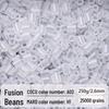 2.6mm High-Quality Fuse Beads Refill Pack: Black, White, Transparent, Red, Skin Colors