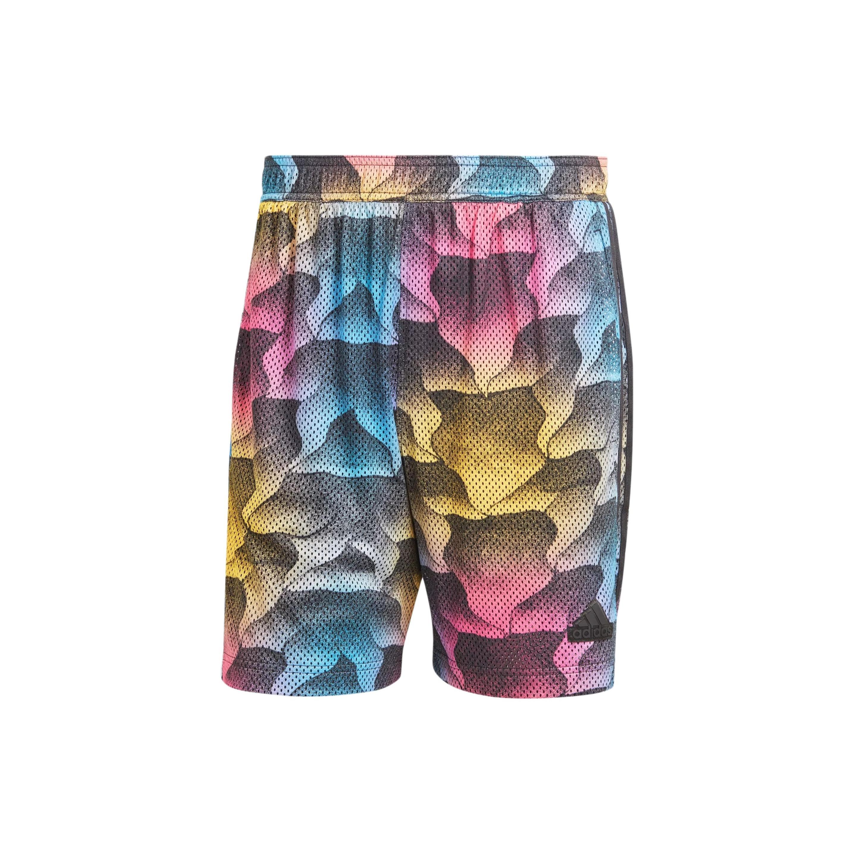 adidas Tiro Allover Print Mesh Shorts Asia Sizing Multi-Color Men s IS1533 S