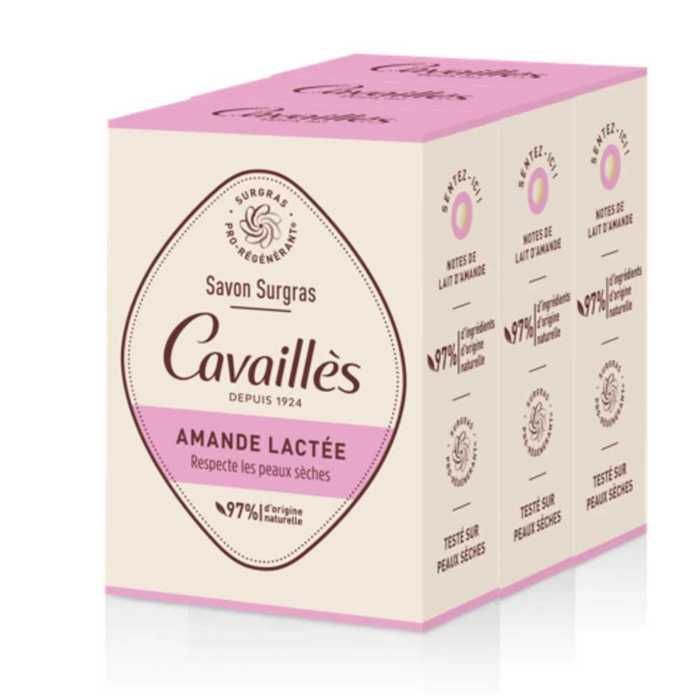 Rogé Cavaillès Savon Surgras Amande Lactée 3x200 Grammes