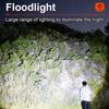 High Powerful LED Flashlights Long Range 1500M Super Bright Torch Light Type-C Rechargeable Waterproof Outdoor Camping Lamp