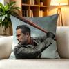 TThe Walking Dead Zombie Survival Horror TV  Pillow Case Square DoubleSided Sofa Cushion Cover Bedroom Bedside Pillow