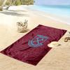 West Ham Logo Aufdruck Strandtuch, Großes Weiches Schnelltrocknendes Handtuch für Strand Camping Schwimmen