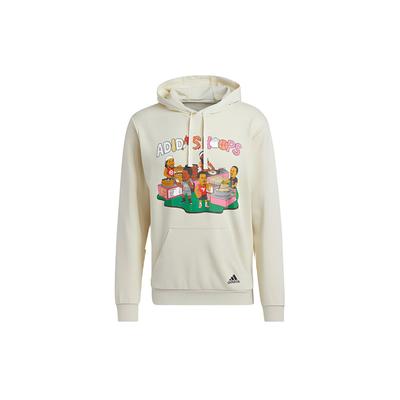 Felpa con Cappuccio Stampa Sportiva Basket Uomo Top Tempesta di Sabbia H43983