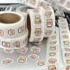 500Pcs/roll Cute Round Seal Stickers Art Paper Rolls Stickers Graffiti Luggage Stickers Toys