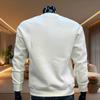 High-Quality Long-Sleeve Casual Men's Clothing for Daily Jogging Printed Round Neck Men's Sweatshirt