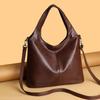 Vintage Women's Tote Bag Large Capacity Shoulder Crossbody Bag Commuter Underarm Bag