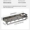 Bathroom Aluminum Wall Mounted Shower Rack Multifunctional Kitchen Storage Basket Toilet Accessories