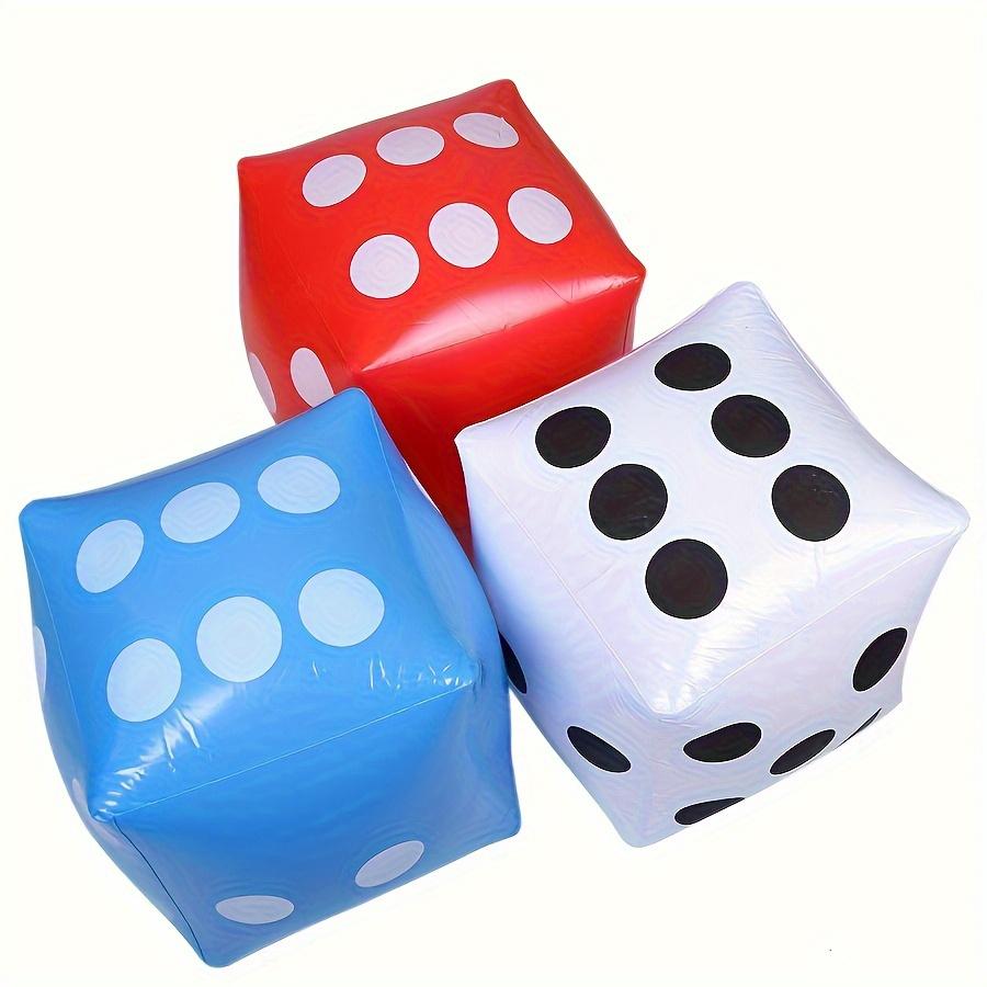 Riesige 30cm aufblasbare Würfel für Poolparty-Spiele Outdoor-Aktivitäten Familienspaß Leichtgewichtige Langlebige Würfel Strandkarneval Jxb