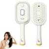 Scalp Massaging Comb Electric Steam Brush with Essence & Measuring Cup, Rechargeable Anti-Static Static Reducing Hair Massager Spray Brush,