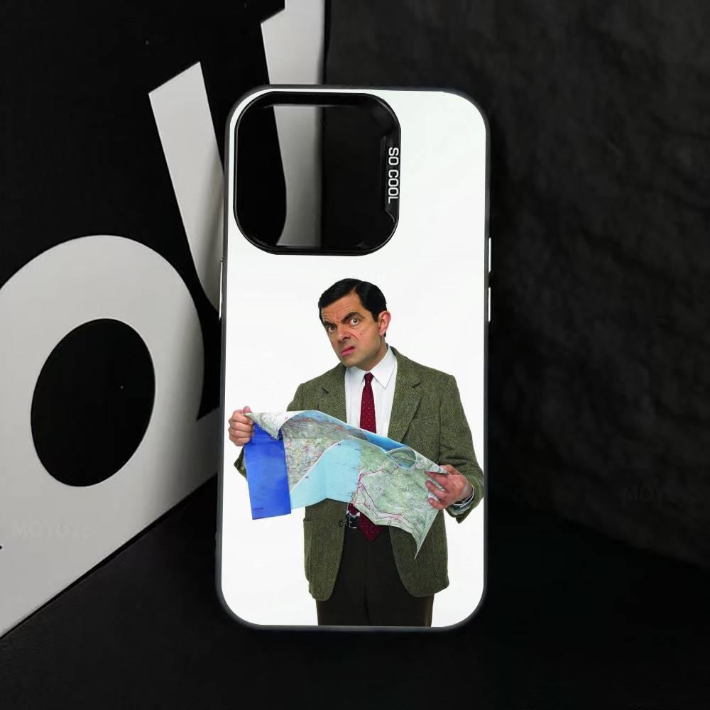 Mr_B-Bean Phone Case For iPhone 17,16,15,14,13,12,11 Plus,Pro Max,XS,Colorful Silver Black Cover