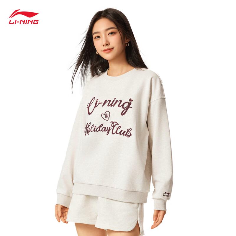 Li-Ning Women s Pullover Crewneck Sweatshirt S