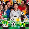 Soccer Honeycomb Centerpieces, 9 Pcs Soccer Ball Honeycomb Centerpiece 3D Centerpieces for Table for Soccer Birthday Party Decorations