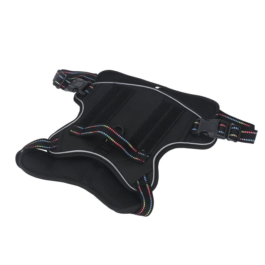 Hundegeschirr, verstellbar, Brustgeschirr für Hunde, atmungsaktiv, leicht, für Spaziergänge mit Haustieren, für Camping, Reisen