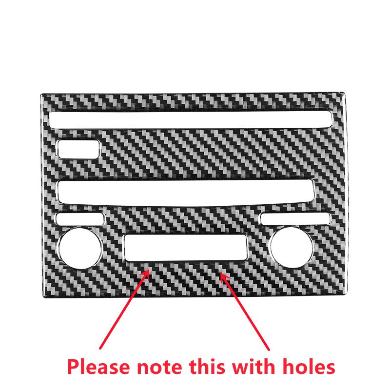 For Lexus 2011-2017 CT Interior Trim Modification Carbon Fiber Central Control CD Panel Decorative Sticker Car Accessories