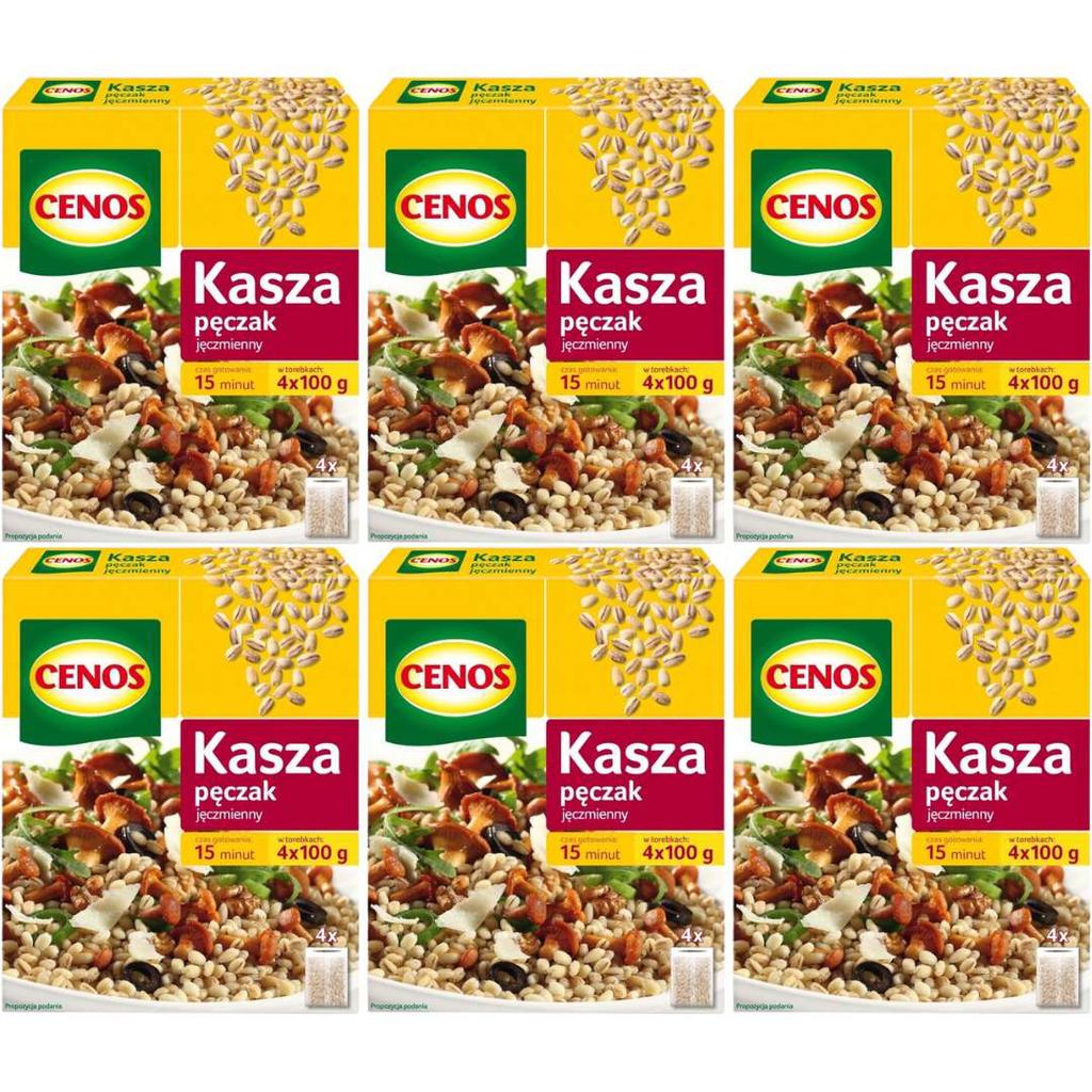Cenos Pearl Barley 400 G (4 Bags) X 6 Pieces