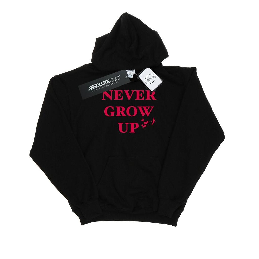 Disney Mens Peter Pan Never Grow Up Hoodie